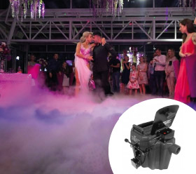 Тяжелый дым на свадьбу, стелющийся дым, дым-машина на свадьбу